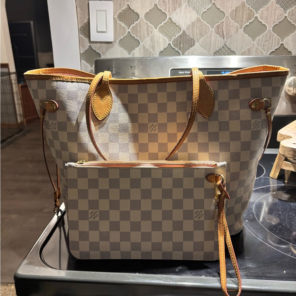 Louis Vuitton Azure Damier Neverfull